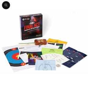 The Final Act Murder Mystery Board Game